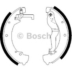 stabdžių trinkelių komplektas
                                BOSCH                                                0986487