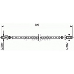 stabdžių žarnelė
                                BOSCH                                                1987476606, BOSCH, 