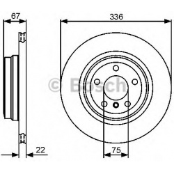 stabdžių diskas (1vnt)
                                BOSCH                                                0986479439, BOS