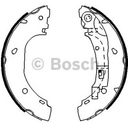 stabdžių trinkelių komplektas
                                BOSCH                                                0986487