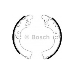 stabdžių trinkelių komplektas
                                BOSCH                                                0986487