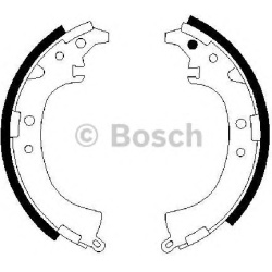 stabdžių trinkelių komplektas
                                BOSCH                                                0986487