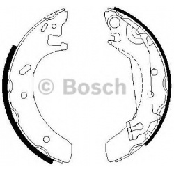 stabdžių trinkelių komplektas
                                BOSCH                                                0986487