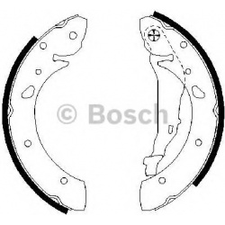 stabdžių trinkelių komplektas
                                BOSCH                                                0986487
