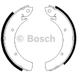 stabdžių trinkelių komplektas
                                BOSCH                                                0986487
