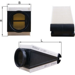 Filtras oro
                                MAHLE                                                LX5861, MAHLE, LX5861, auto 