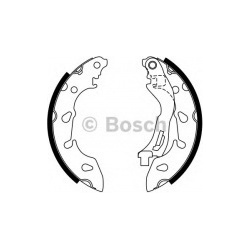 stabdžių trinkelių komplektas
                                BOSCH                                                0986487