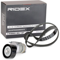 V formos rumbuotas diržas, komplektas
                                RIDEX                                                5