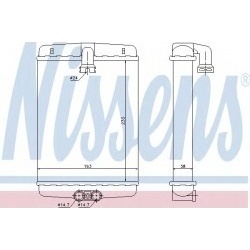 šilumokaitis, salono šildymas ** FIRST FIT **
                                NISSENS                                      