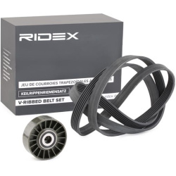 V formos rumbuotas diržas, komplektas
                                RIDEX                                                5