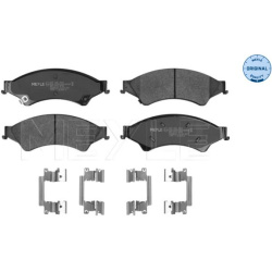 stabdžių trinkelių rinkinys, diskinis stabdys MEYLE-ORIGINAL: True to OE.