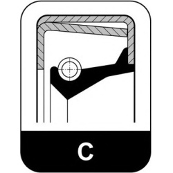 Riebokšlis pusašio, reduktoriaus
                                DPH                                                11397DP