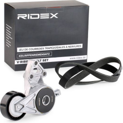V formos rumbuotas diržas, komplektas
                                RIDEX                                                5