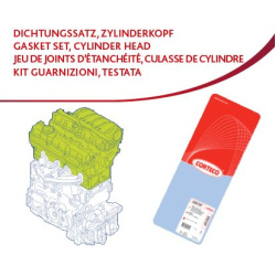 tarpiklių komplektas, cilindro galva
                                CORTECO                                417001P, CORTECO