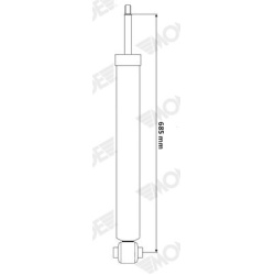 amortizatorius MONROE ORIGINAL (Gas Technology)
                                                G43161, MONROE, G43161, auto 