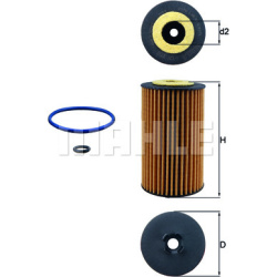 Filtras tepalo
                                MAHLE                                                OX1058D, MAHLE, OX1058D, 