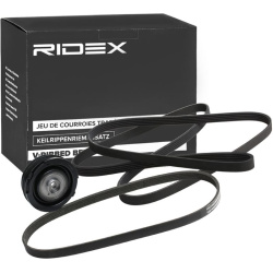 V formos rumbuotas diržas, komplektas
                                RIDEX                                                5
