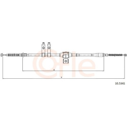 trosas, stovėjimo stabdys
                                COFLE                                                92.10.5341, N