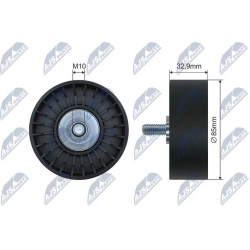 įtempiklio skriemulys, V formos rumbuotas diržas
                                NTY                                RNK-BM-