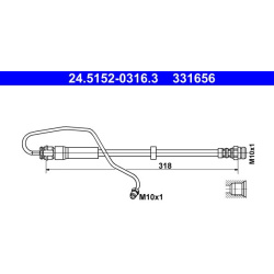 stabdžių žarnelė
                                ATE                                24.5152-0316.3, ATE, 245152-03163, au
