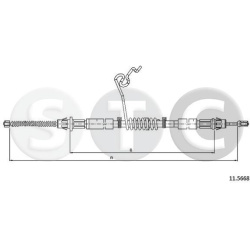 trosas, stovėjimo stabdys
                                STC                                T481821, STC, T481821, auto det