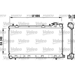 Radiatorius, variklio aušinimas
VALEO 732410,
