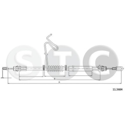 trosas, stovėjimo stabdys
                                STC                                T481859, STC, T481859, auto det