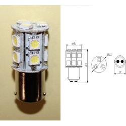 Lemputė auto
                                SCT - MANNOL                                                P21/5W-LED13-SCT, S