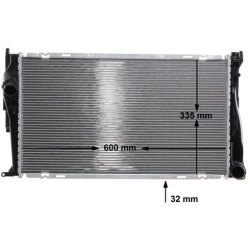 Aušinimo radiatorius
                                MAHLE                                                CR 1162 000S, MAHL