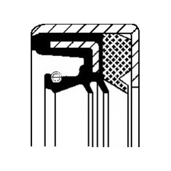 Riebokšlis pusašio, reduktoriaus
                                CORTECO                                                010