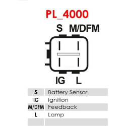 kintamosios srovės generatorius Remanufactured AS-PL
                                A6027PR, AS-PL, A6027PR, auto detalė