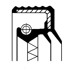 Riebokšlis pusašio, reduktoriaus
                                CORTECO                                                120