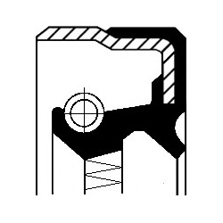 Riebokšlis pusašio, reduktoriaus
                                CORTECO                                                120