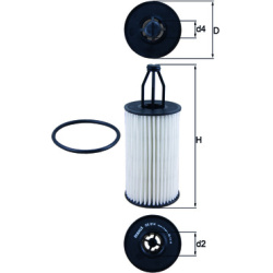 Filtras tepalo
                                MAHLE                                                OX814D, MAHLE, OX814D, au