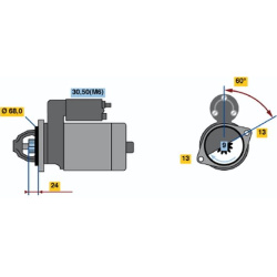 Starteris
                                BOSCH                                                0001106019, BOSCH, 0001106019,