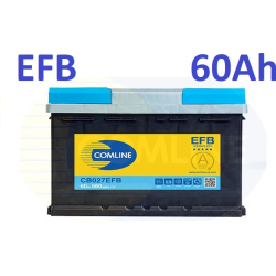 Akumuliatorius COMLINE EFB 60Ah 560A
                                CB027EFB, COMLINE, CB027EFB, auto detalė
