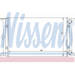 Aušinimo radiatorius
                                NISSENS                                                65030, NISSENS, 