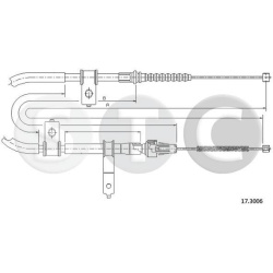 trosas, stovėjimo stabdys
                                STC                                T483869, STC, T483869, auto det