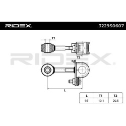 stabilizatoriaus traukė
                                RIDEX                                                3229S0607, Nenu