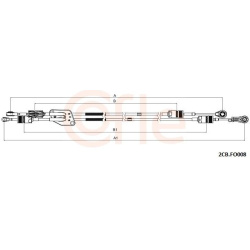 trosas, neautomatinė transmisija
                                COFLE                                92.2CB.FO008, Nenurody