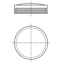 stūmoklis
                                MAHLE                                002 32 00, MAHLE, 0023200, auto detalė