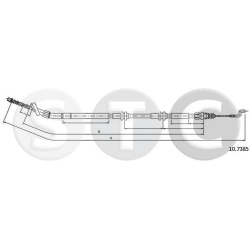trosas, stovėjimo stabdys
                                STC                                T483769, STC, T483769, auto det