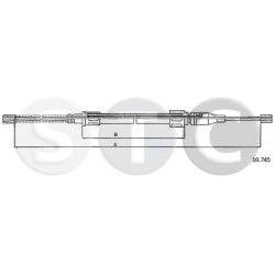 trosas, stovėjimo stabdys
                                STC                                T483717, STC, T483717, auto det