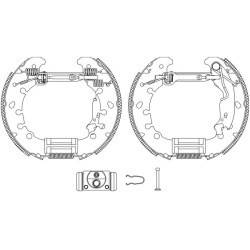 stabdžių trinkelių komplektas Shoe Kit Pro
                                MINTEX                                MSP296, N