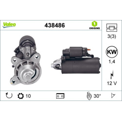 starteris VALEO ORIGINS NEW OE TECHNOLOGY
                                438486, VALEO, 438486, auto detalė