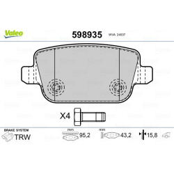 VALEO                                                598935, VALEO, 598935, auto detalė