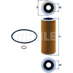 Filtras tepalo
                                MAHLE                                                OX368D1, MAHLE, OX368D1, 