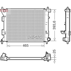 radiatorius, variklio aušinimas
                                DENSO                                                DRM4301