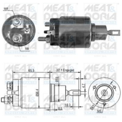 solenoidinis jungiklis, starteris
                                MEAT &amp; DORIA                                           