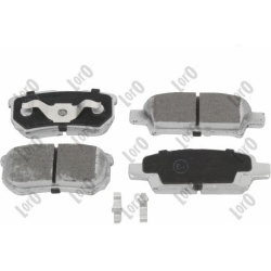 stabdžių trinkelių rinkinys, diskinis stabdys LORO
                                ABAKUS                                 